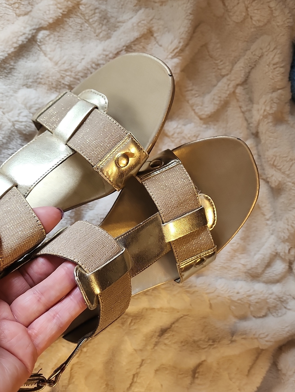 Bandolino Gold  Sandals - Picture 8 of 10